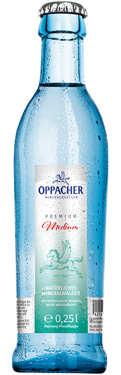 Mineralwasser Medium 
0,25 l